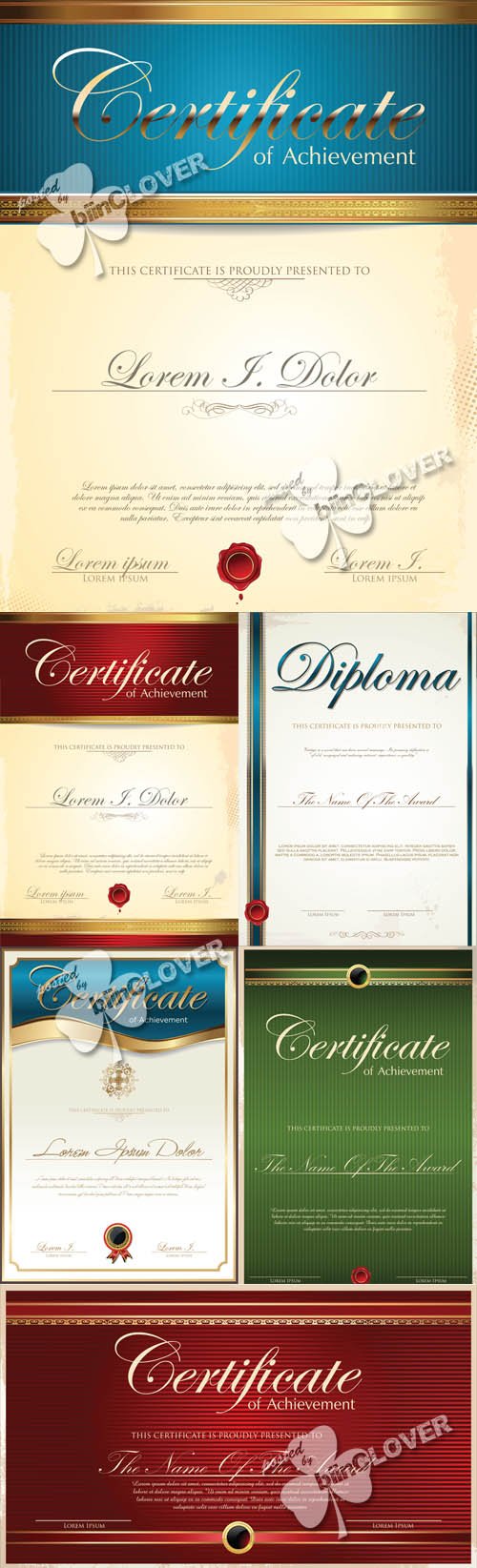 Vector Certificate template