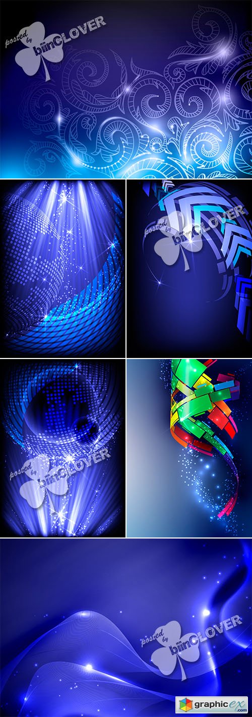 Vector Blue abstract background 0516