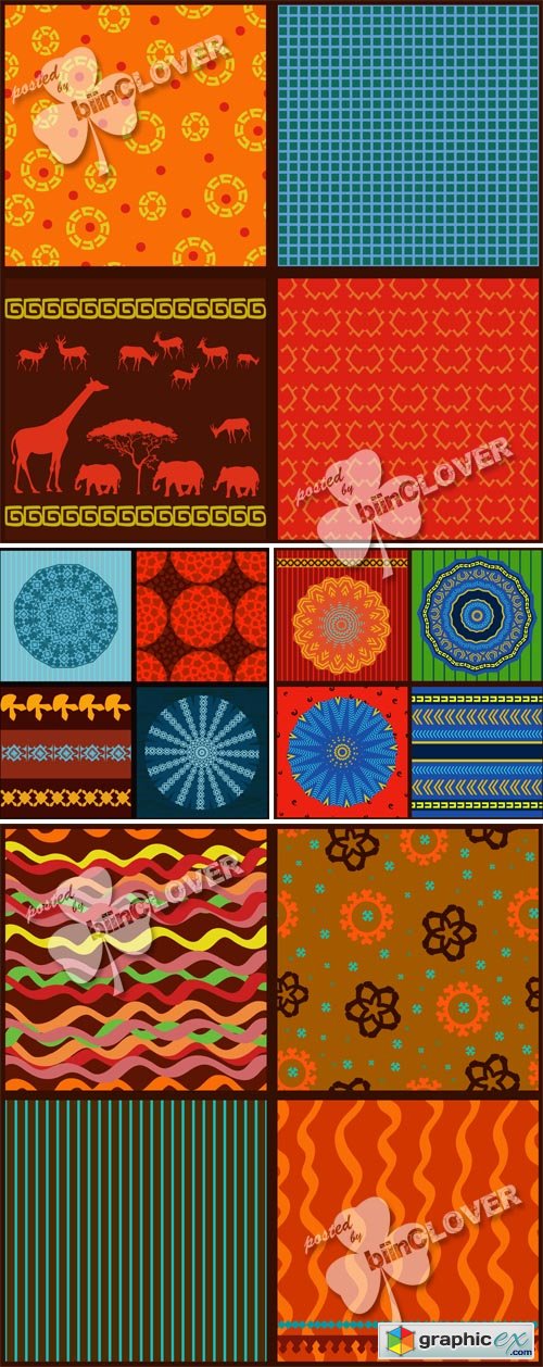 Vector Retro seamless textures 0516