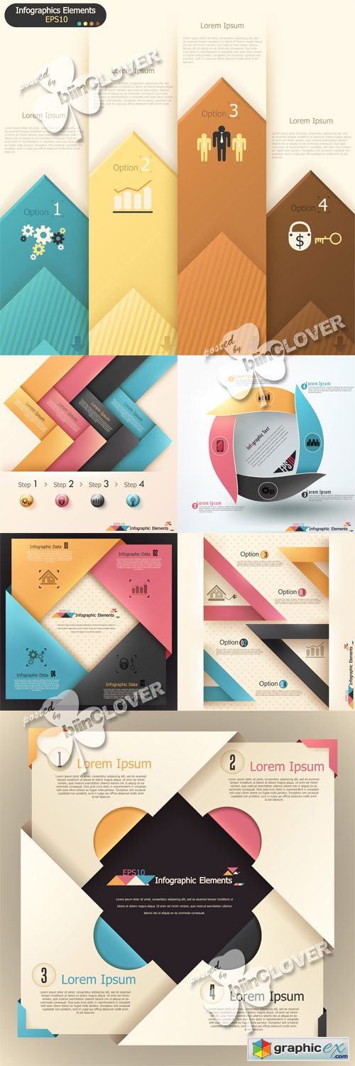 Vector Modern infographics elements 0511