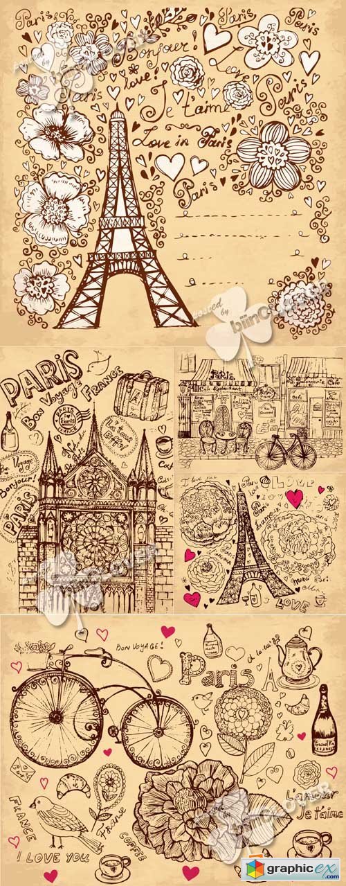 Vector Romantic background 0379
