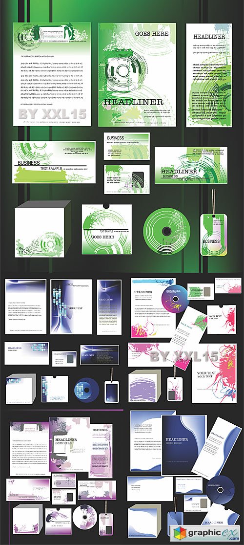 Vector Editable corporate identity