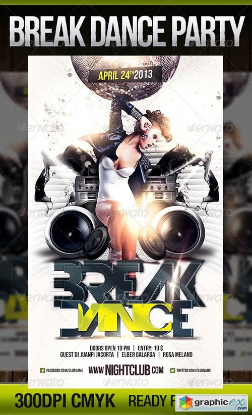 Break Dance Flyer