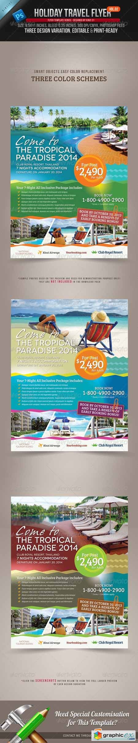 Holiday Travel Flyer Vol.02