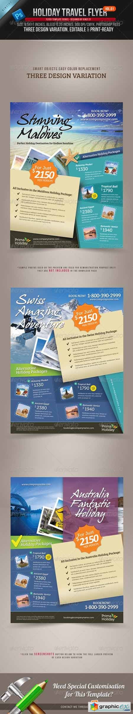 Holiday Travel Flyer Vol.01