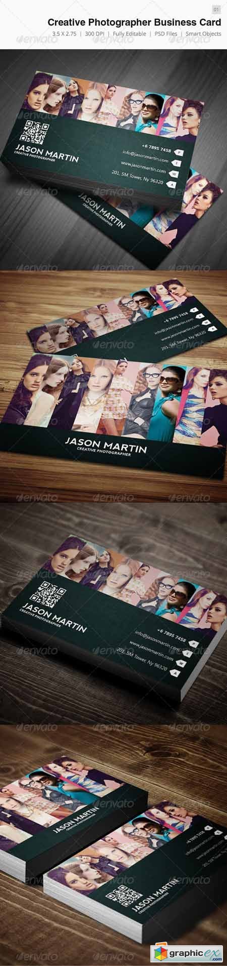 Creative Photographer Business Card - 01