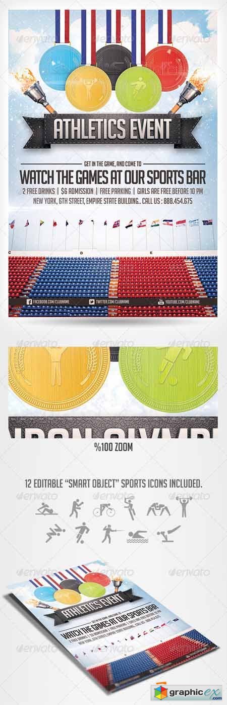 Athletics Sports Flyer