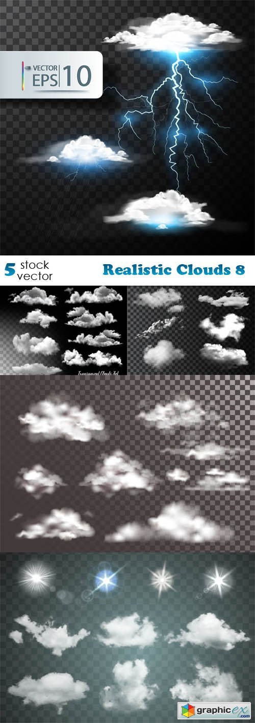 Realistic Clouds 8