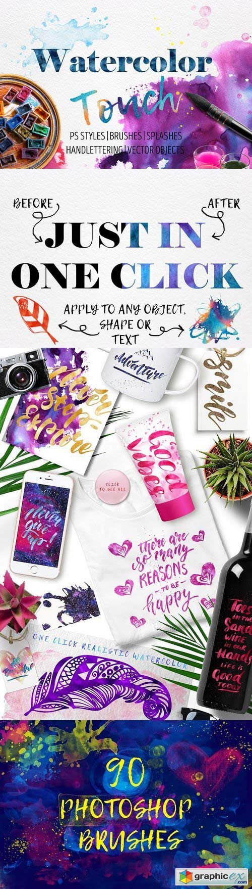 Big Watercolor Touch Kit