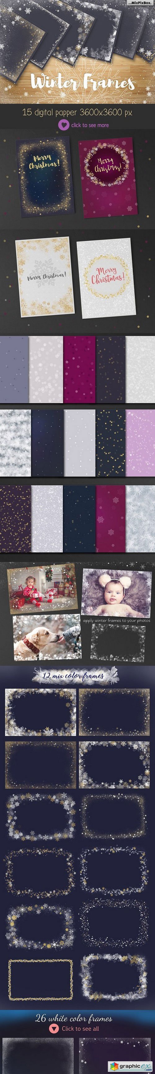 A big set of Winter Frames