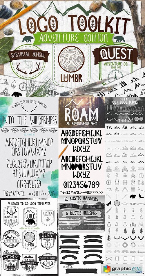 Rustic Logo Toolkit Outdoor Edition