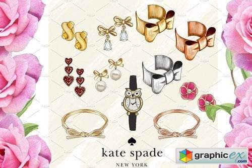 Kate Spade Fashion set - 44 Objects