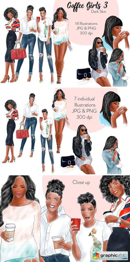 Coffee Girls 3 - Dark Skin