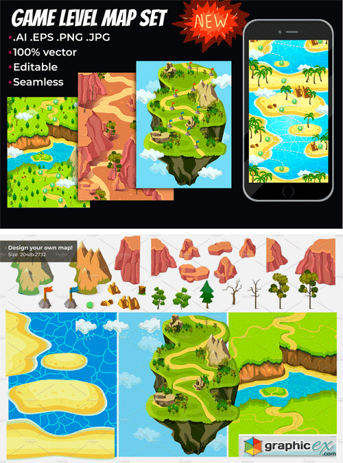 Game Level Map Concept Set II