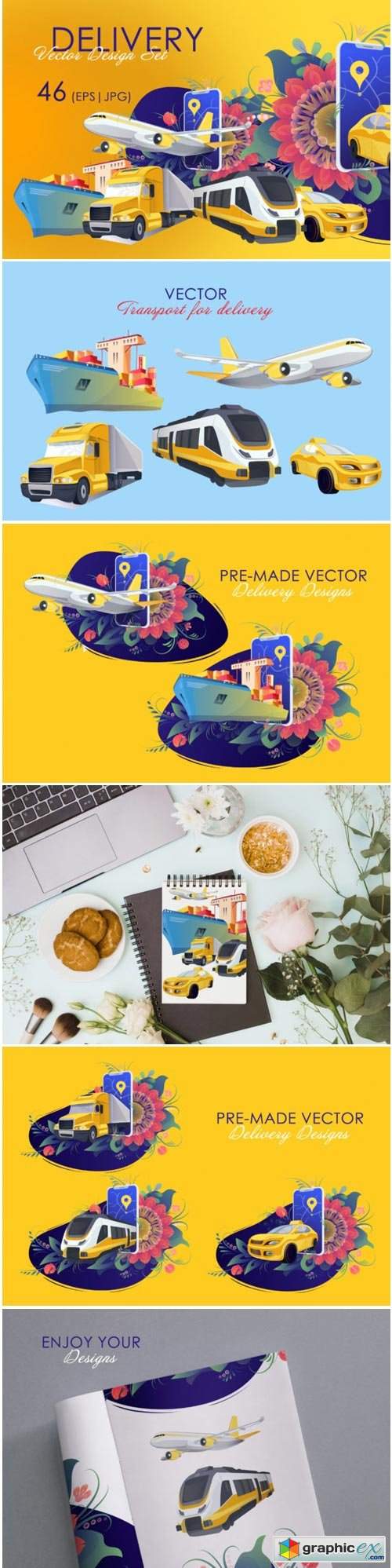 Delivery Vector Design Set