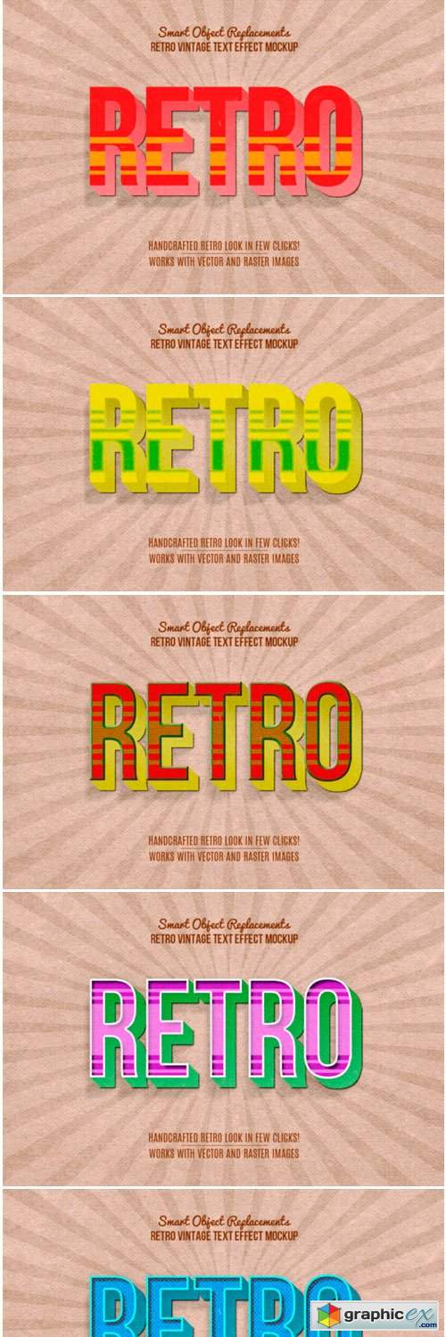 Retro Vintage Text Style