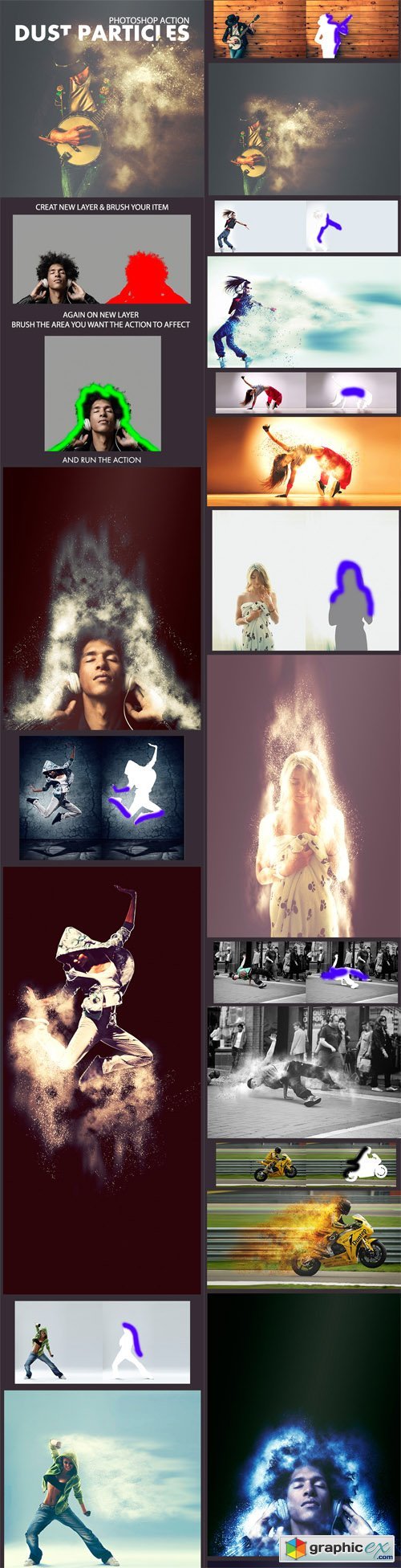 Dust Particles Photoshop Action