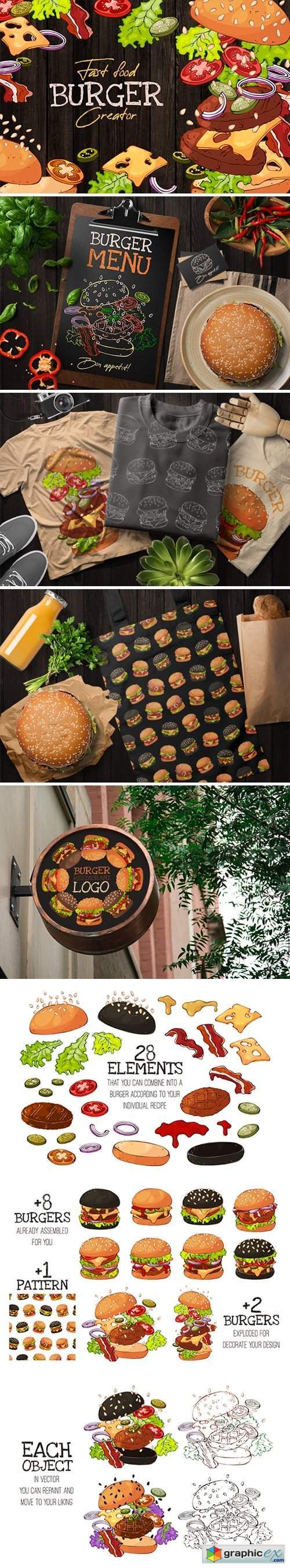 Fast Food Burger Creator