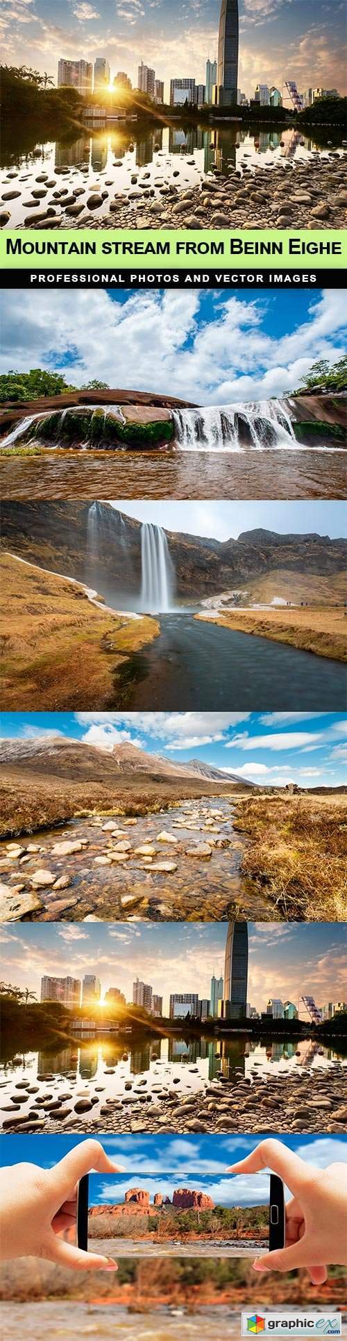 Mountain stream from Beinn Eighe - 5 UHQ JPEG
