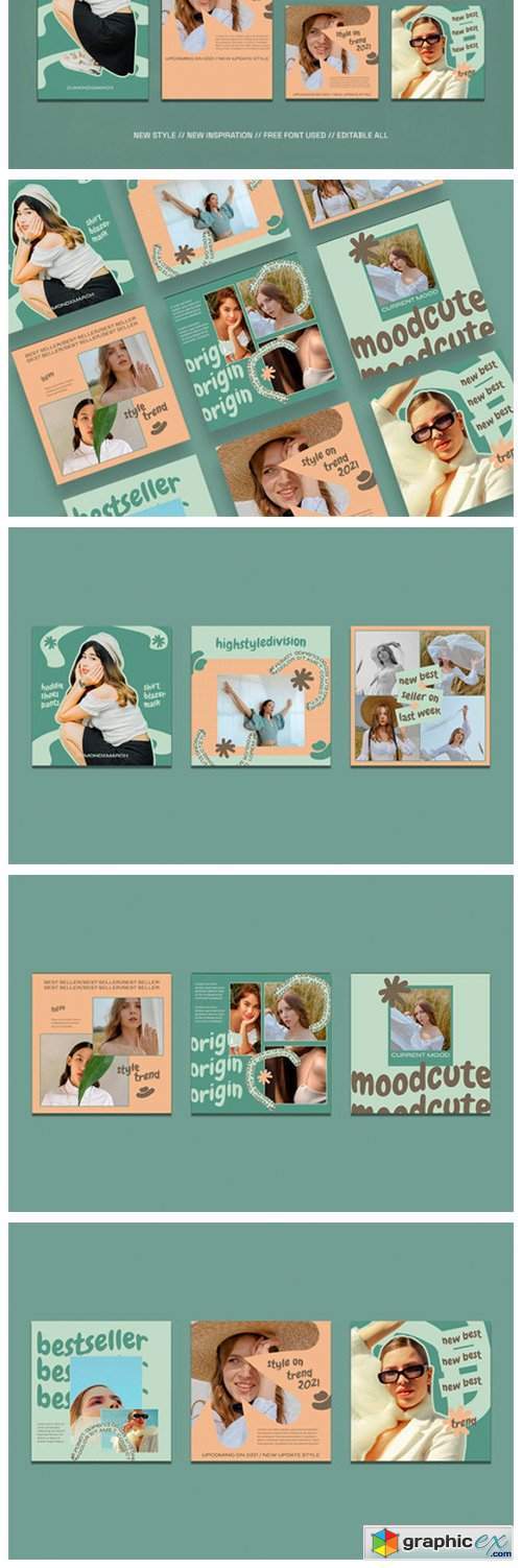 Cyutes Instagram Templates