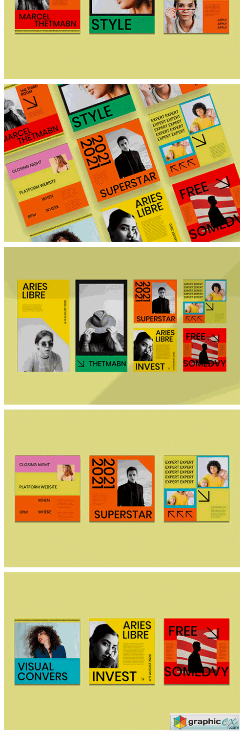 Freelihte Instagram Templates
