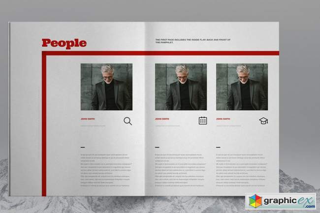 Red Business Brochure Template 