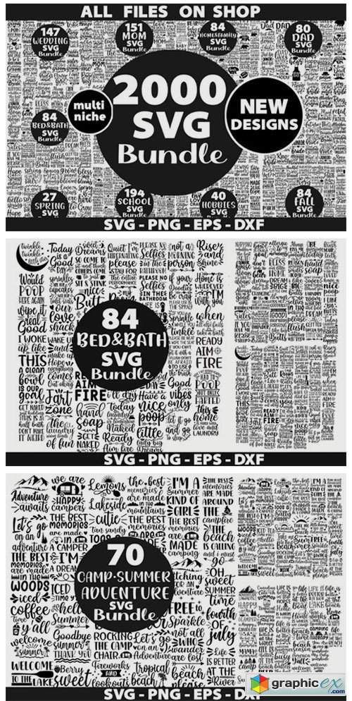  2000 Quotes SVG Bundle 