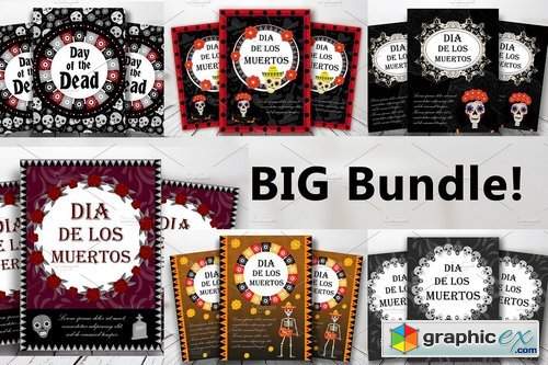 Day of the dead templates BUNDLE!!! 1819325