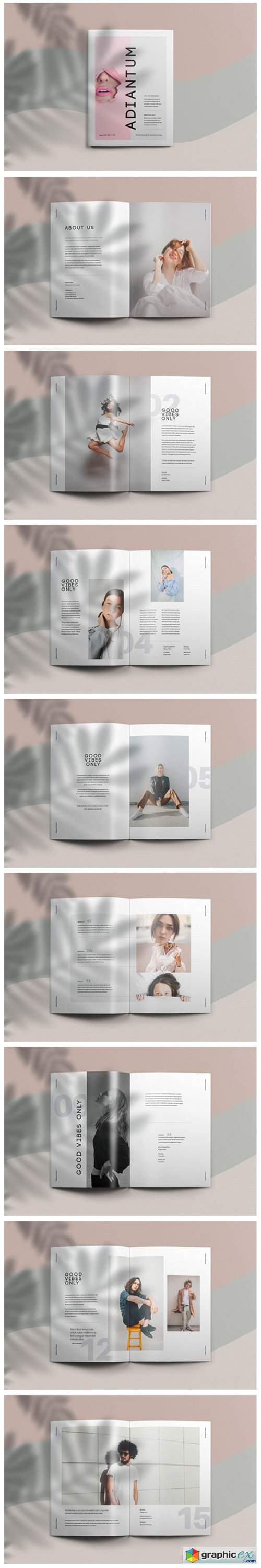  Adiantum - Magazine Template 