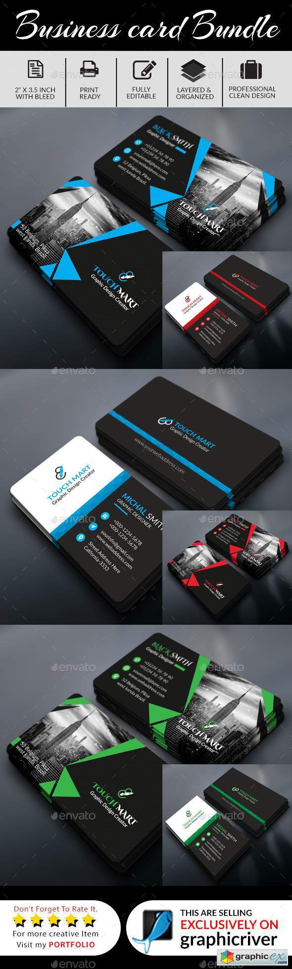 Business Card Bundle (6 In 1)