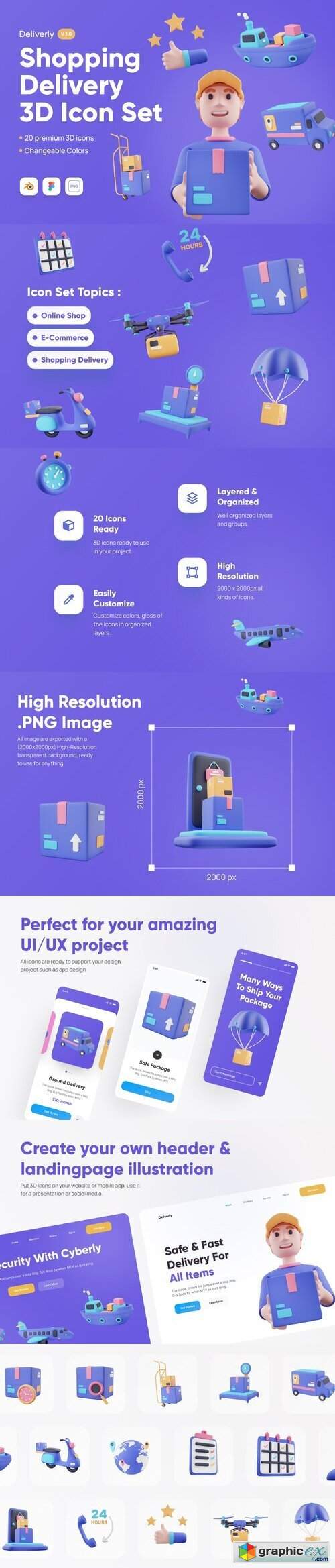 Deliverly - Shopping Delivery 3D 