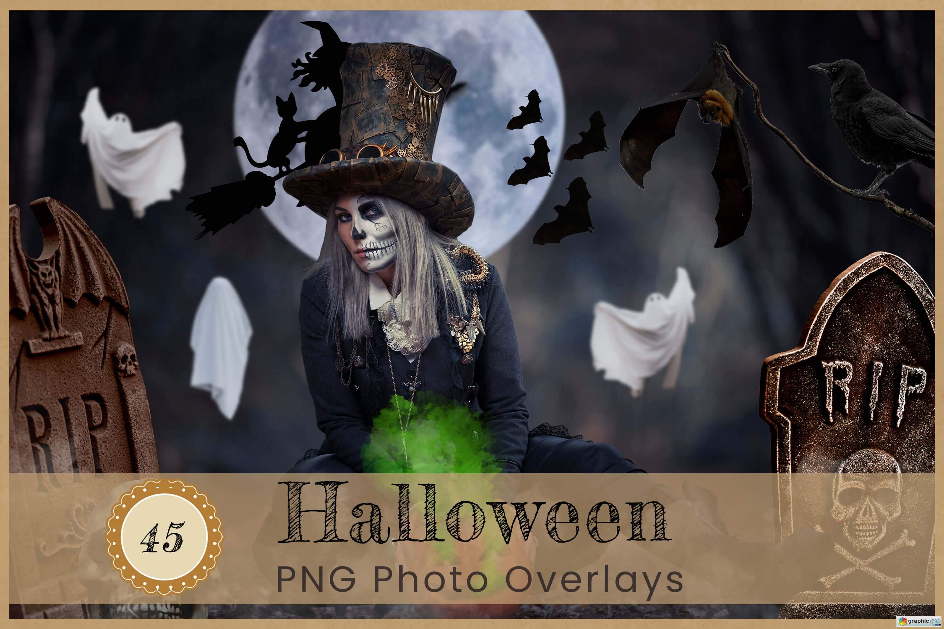 Halloween Photoshop Overlays Creepy 