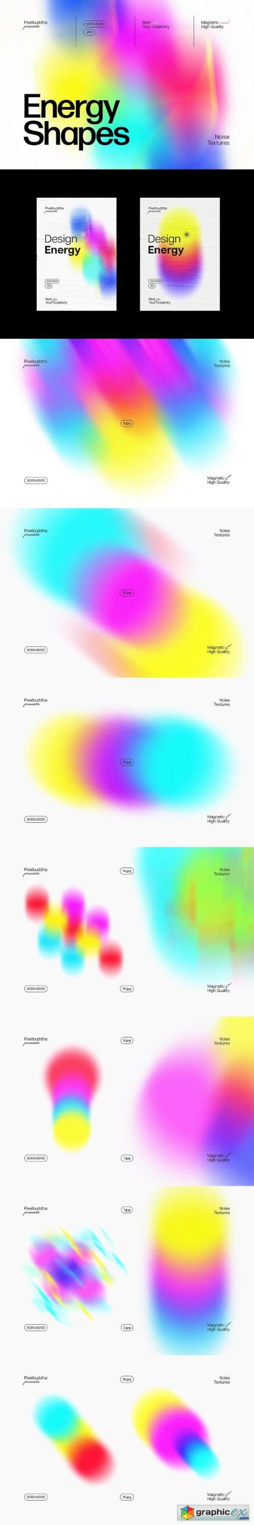 Energy Abstract Textures Pack 